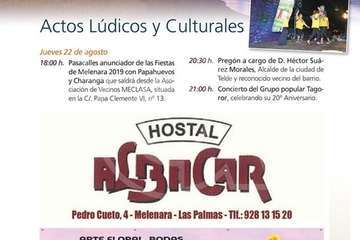 Programa de las fiestas de Melenara 2019 (Foto TA)